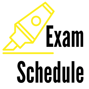  Exam Schedule